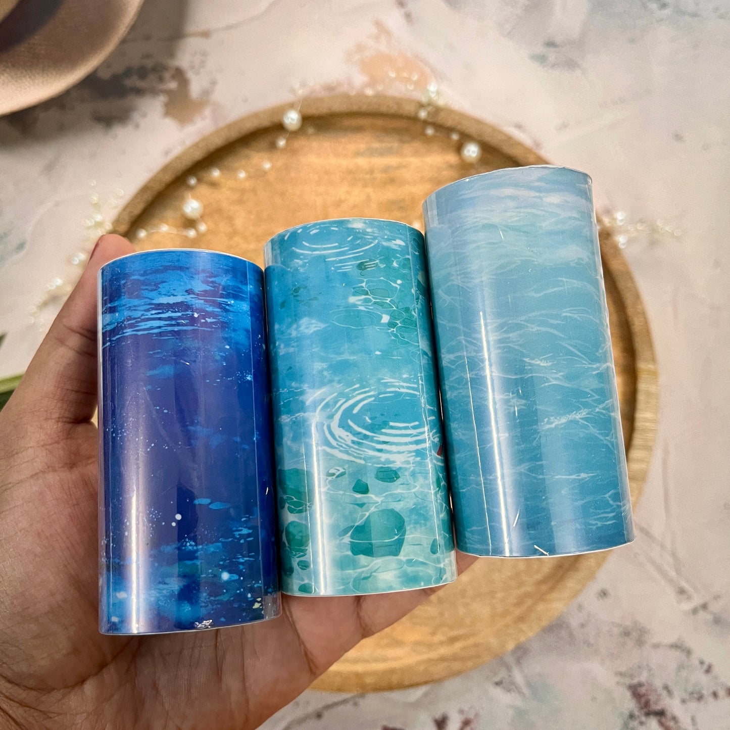 2M Roll The Splash Series Decorative Water Pet Tape