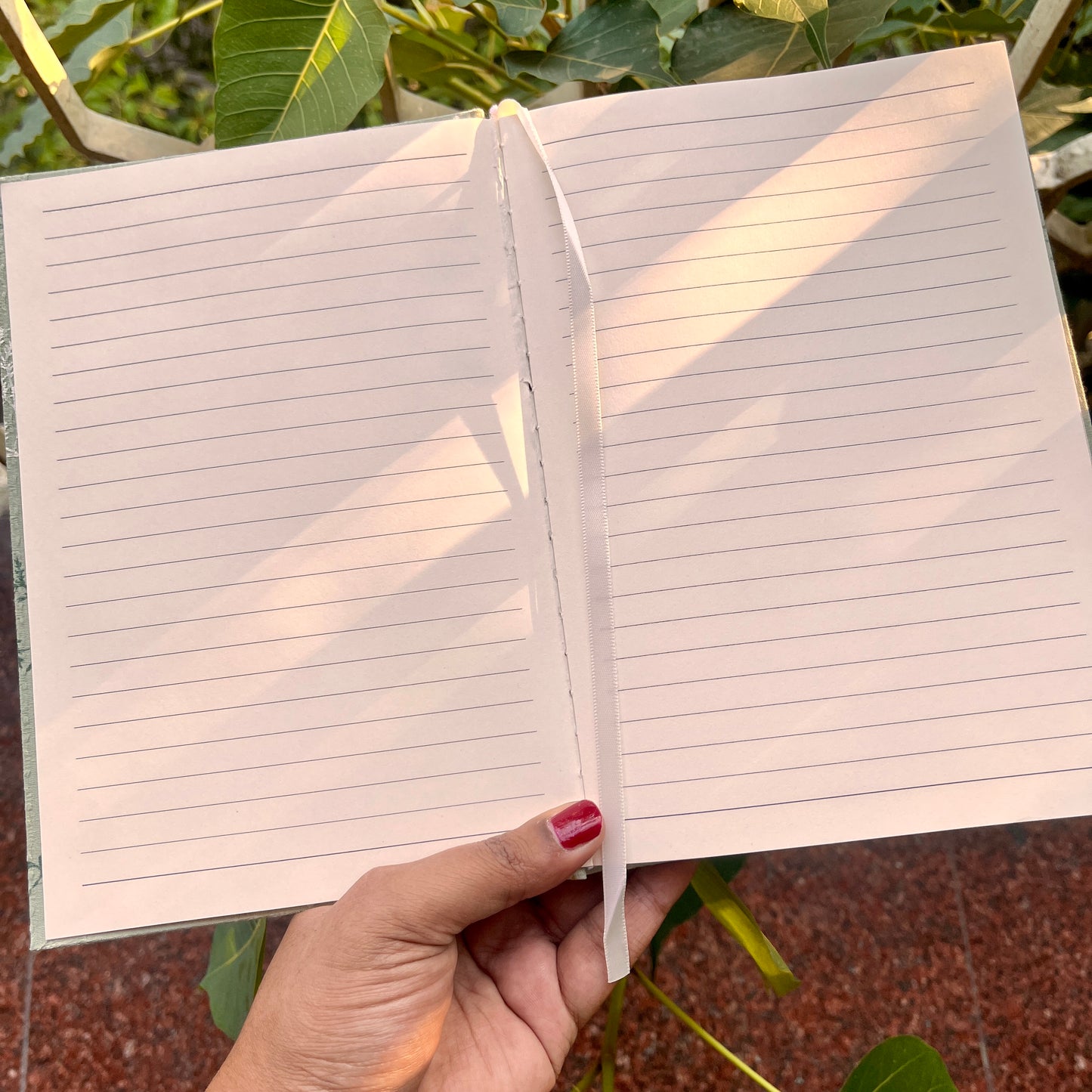 A5 Hardcover Cloth Lined Notebook for Journaling