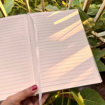 A5 Hardcover Cloth Lined Notebook for Journaling