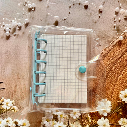 A7 Loose-Leaf Macaron Transparent 6-Hole Candy Color Notebook