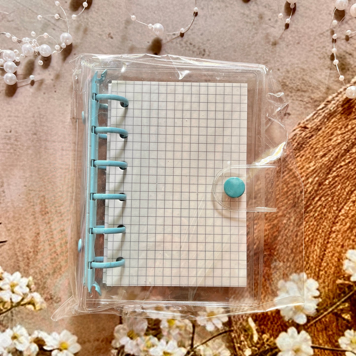 A7 Loose-Leaf Macaron Transparent 6-Hole Candy Color Notebook