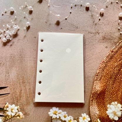 A7 Loose-Leaf Macaron Transparent 6-Hole Candy Color Notebook