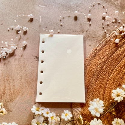 A7 Loose-Leaf Macaron Transparent 6-Hole Candy Color Notebook