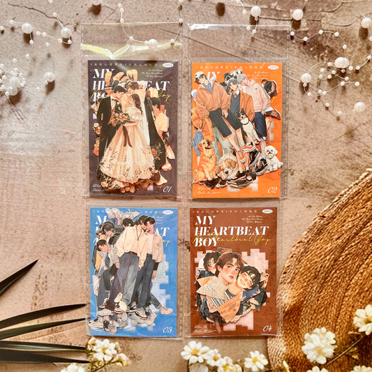 20pcs My Heartbeat Boy Character Stickers for journal