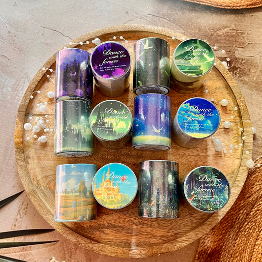 2M Roll Dance with the Forest Series Creative Mountain Forest Theme Scenery Tape