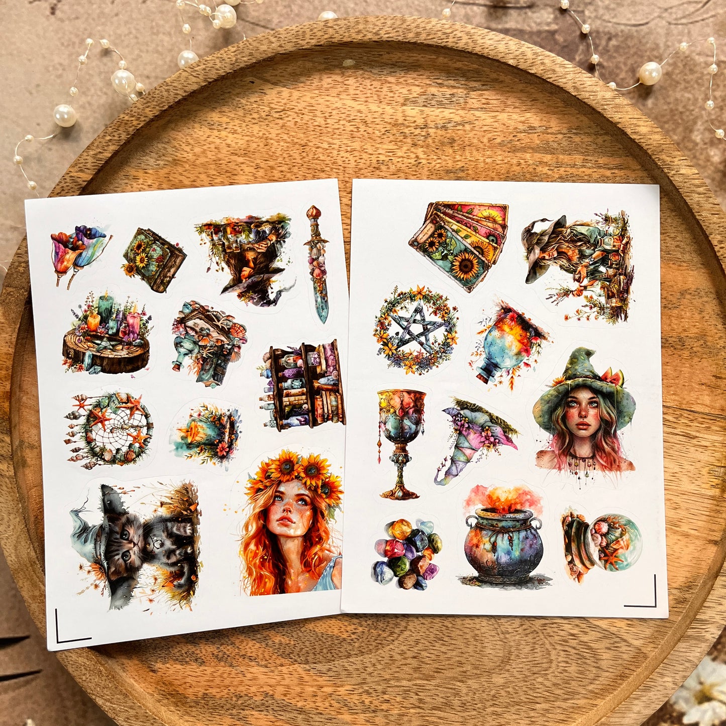 3 Sheets Magical Spring and Summer Sticker Sheets