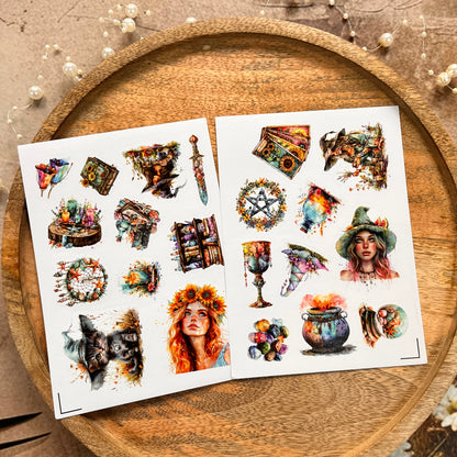 3 Sheets Magical Spring and Summer Sticker Sheets