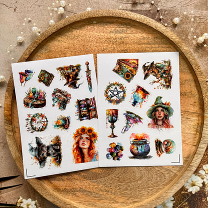 3 Sheets Magical Spring and Summer Sticker Sheets
