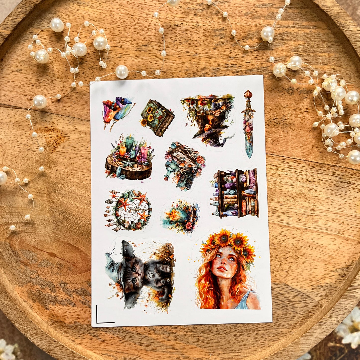 3 Sheets Magical Spring and Summer Sticker Sheets
