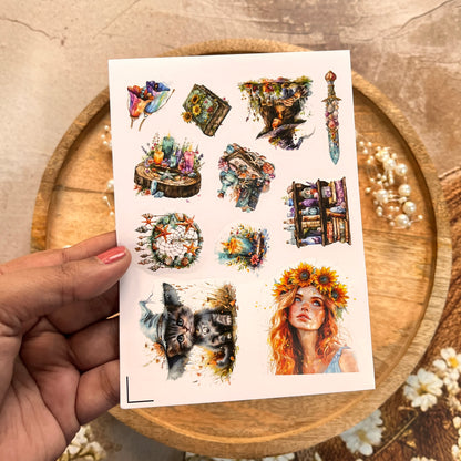 3 Sheets Magical Spring and Summer Sticker Sheets