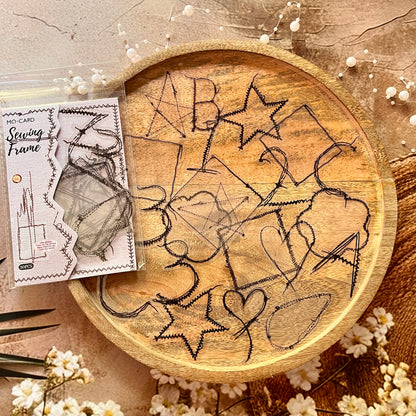 30 Pcs Sewing Studio Series Creative Sewing Thread Trace Scrapbooking Stickers