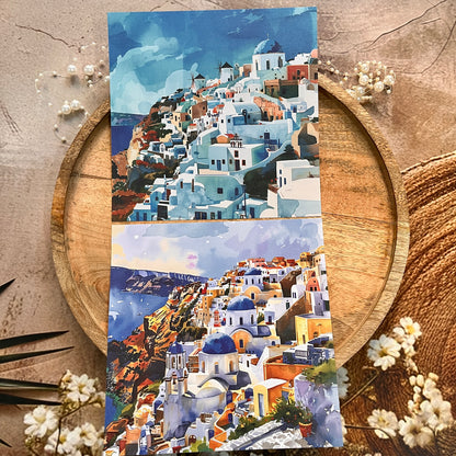 Mediterranean Summer Vibe Scrapbook Paper Set for Paper Craft