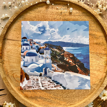 Mediterranean Summer Vibe Scrapbook Paper Set for Paper Craft
