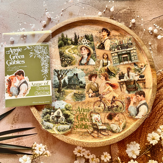 20 Pcs Literary Stories Series Classic Story Scenery Stickers for Journal