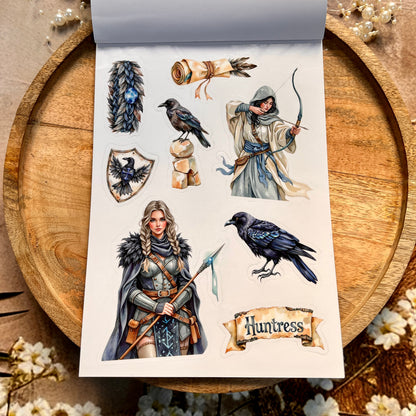 20 sheets Storm Hunter Dragon Sticker Book