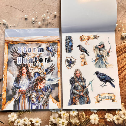 20 sheets Storm Hunter Dragon Sticker Book