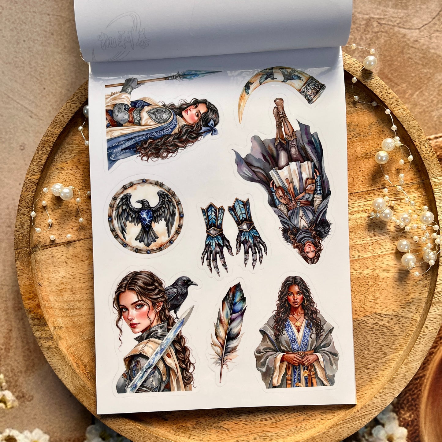 20 sheets Storm Hunter Dragon Sticker Book