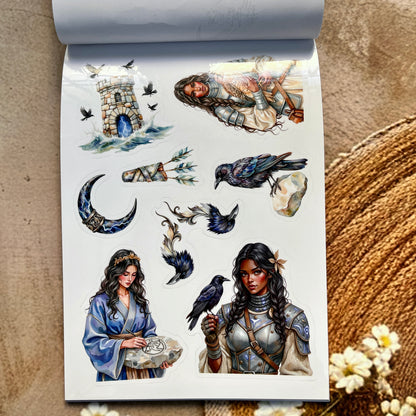 20 sheets Storm Hunter Dragon Sticker Book