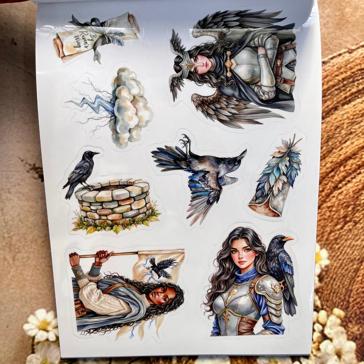 20 sheets Storm Hunter Dragon Sticker Book