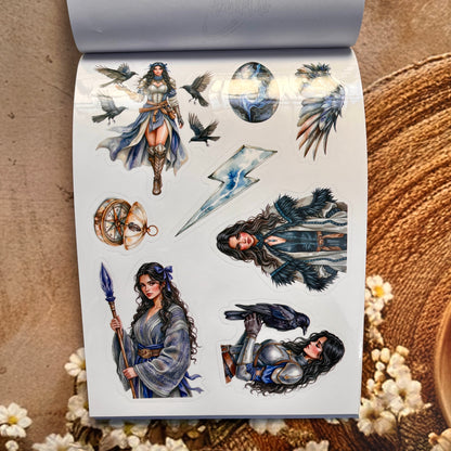 20 sheets Storm Hunter Dragon Sticker Book