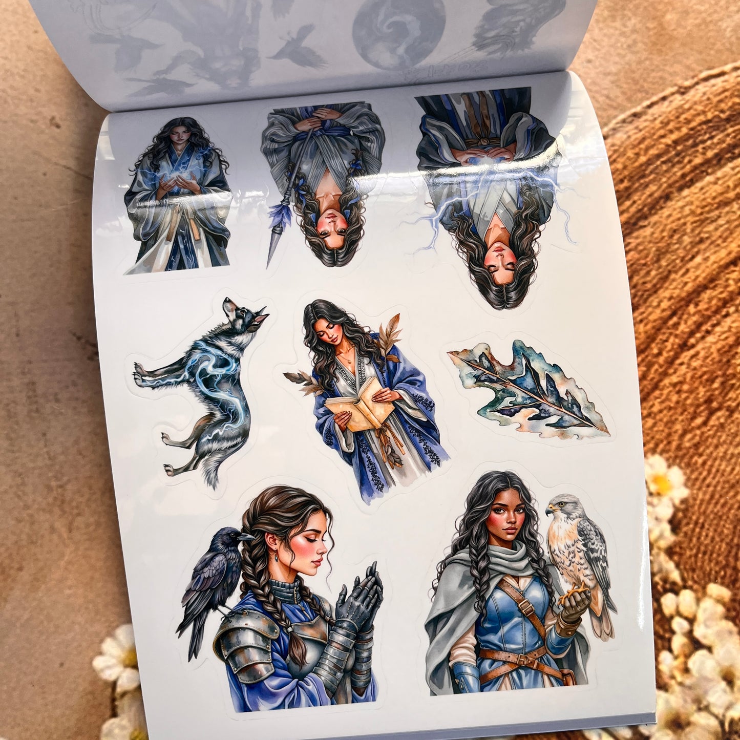 20 sheets Storm Hunter Dragon Sticker Book