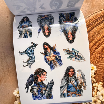 20 sheets Storm Hunter Dragon Sticker Book