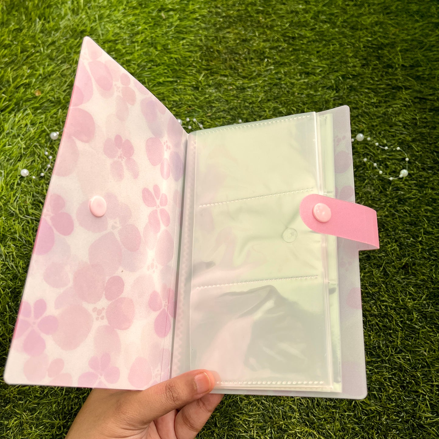 20 Sheets Transparent Storage folder for stickers, money or photo