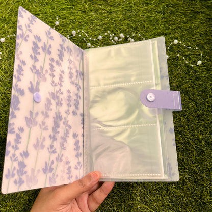 20 Sheets Transparent Storage folder for stickers, money or photo