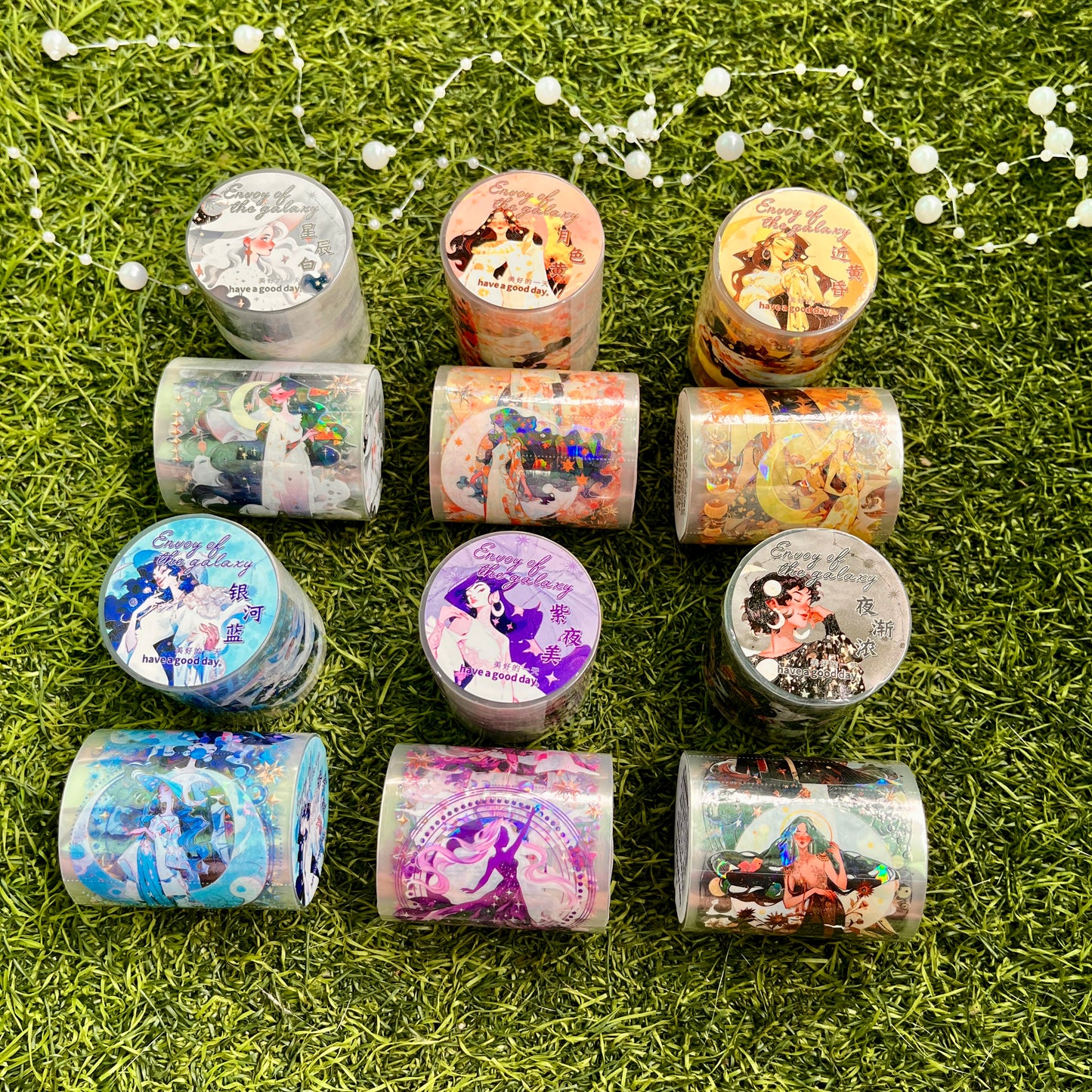 50mm*200cm Envoy of The Galaxy Series Girl Character Material PET Tape