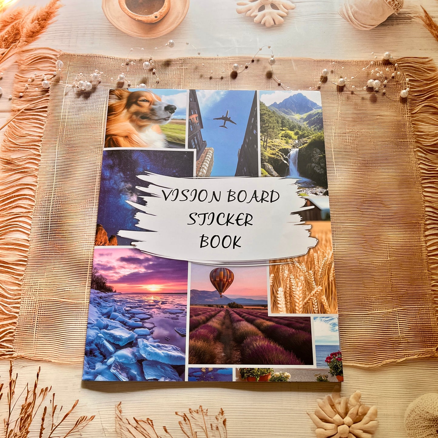 20 Sheets Travel Inspirational Dreams and Goals Vision Board Sticker Book