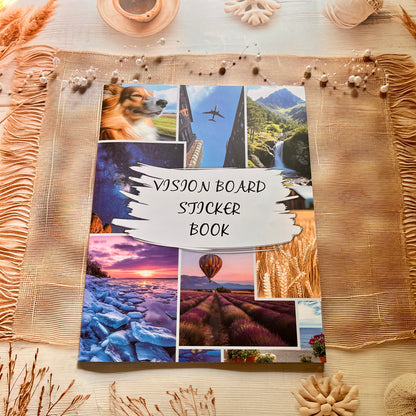 20 Sheets Travel Inspirational Dreams and Goals Vision Board Sticker Book