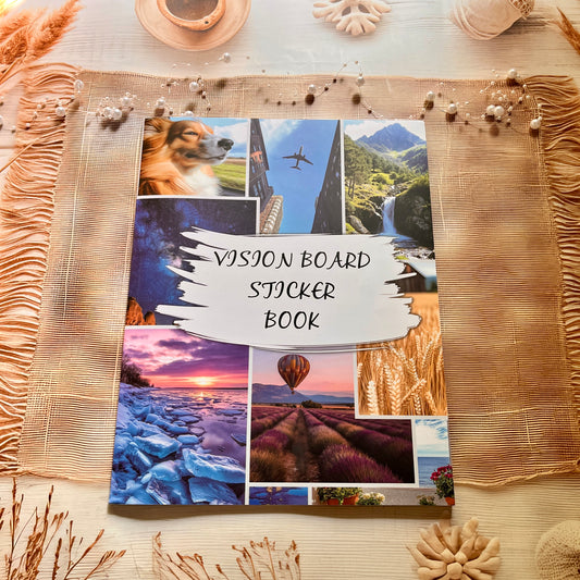 20 Sheets Travel Inspirational Dreams and Goals Vision Board Sticker Book