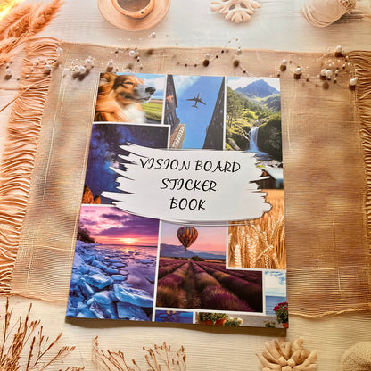 20 Sheets Travel Inspirational Dreams and Goals Vision Board Sticker Book