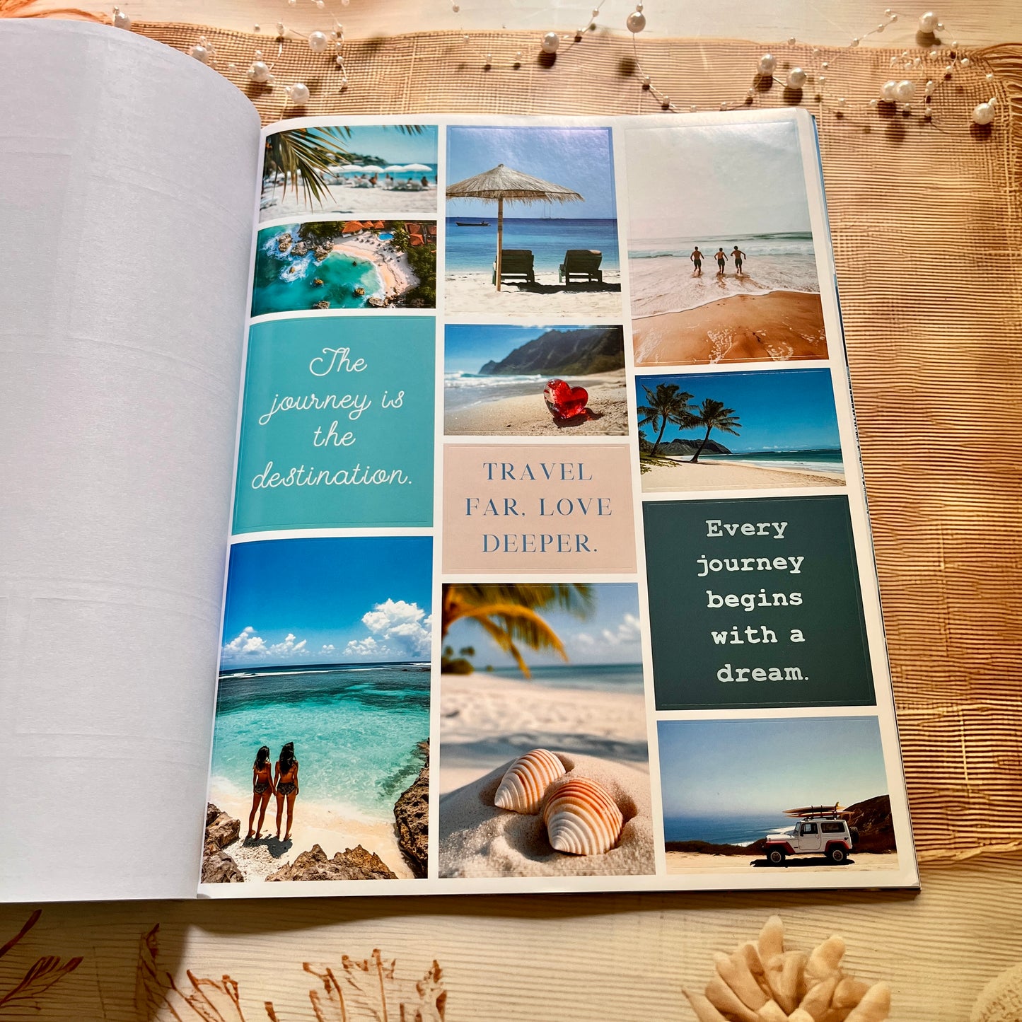 20 Sheets Travel Inspirational Dreams and Goals Vision Board Sticker Book