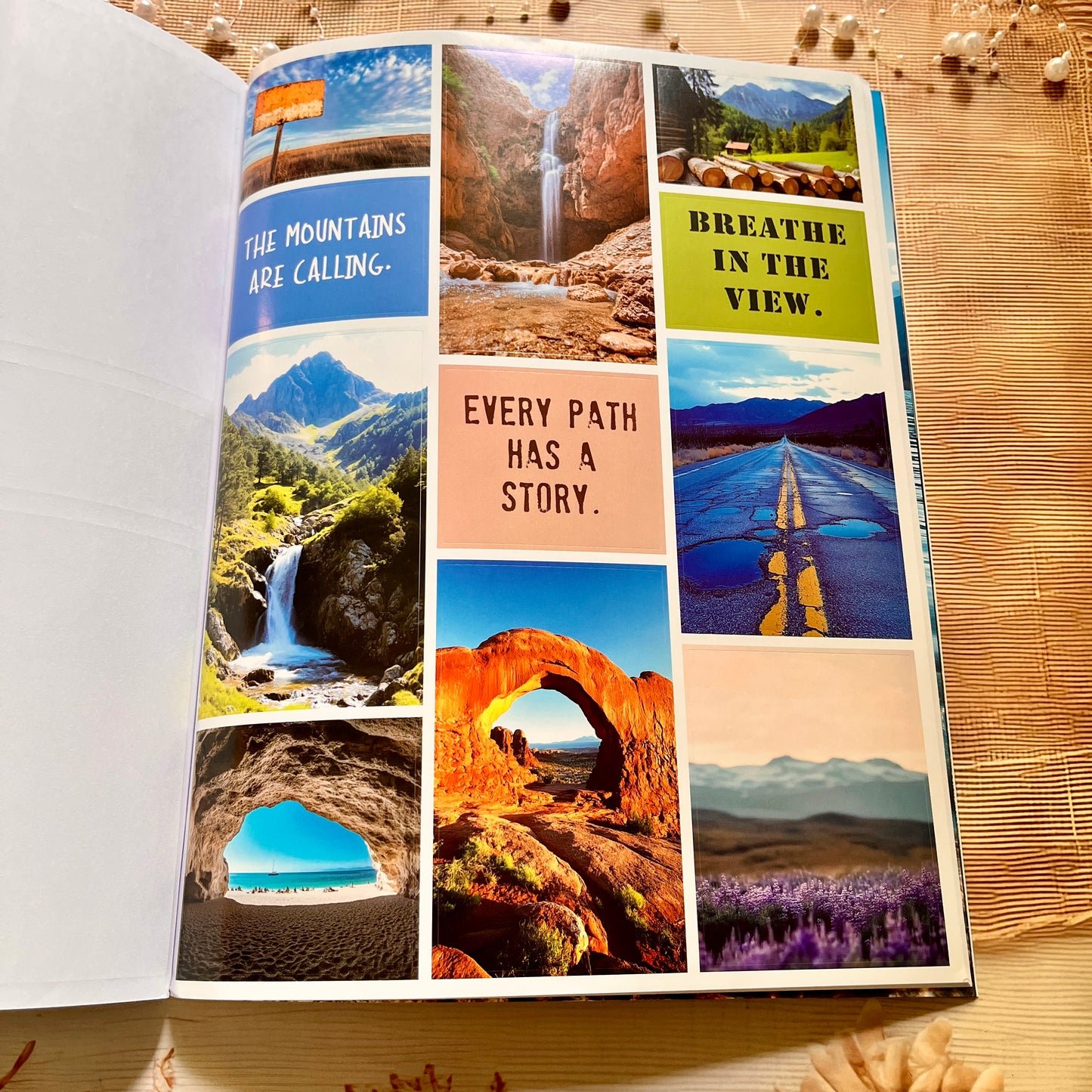 20 Sheets Travel Inspirational Dreams and Goals Vision Board Sticker Book