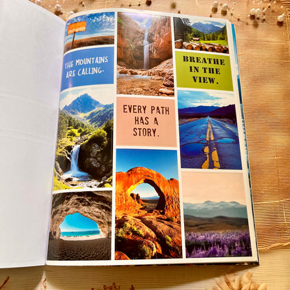 20 Sheets Travel Inspirational Dreams and Goals Vision Board Sticker Book