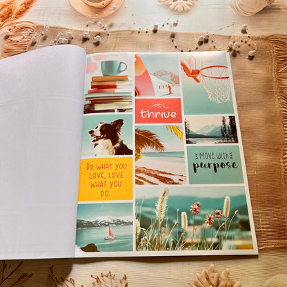 20 Sheets Vision Inspirational Dreams and Goals Vision Board Sticker Book