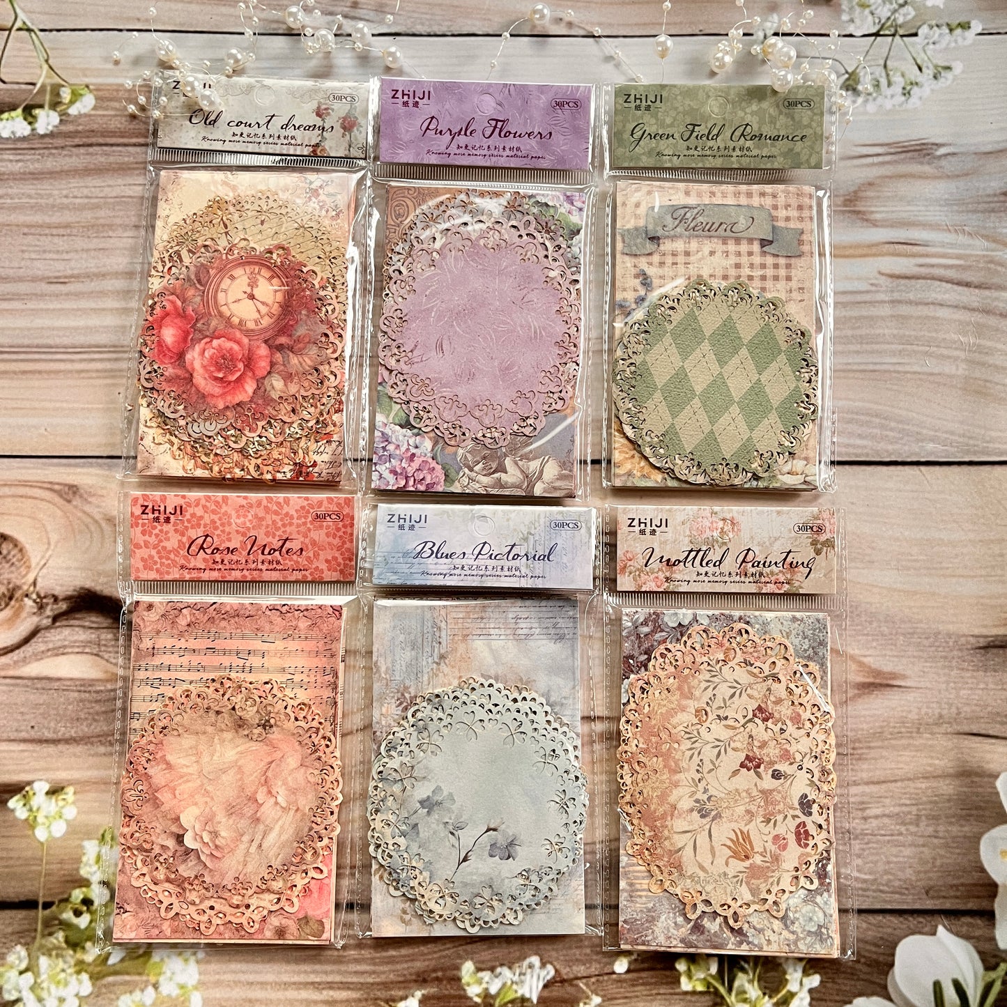 30pcs Know More Memory Series Material Paper pack