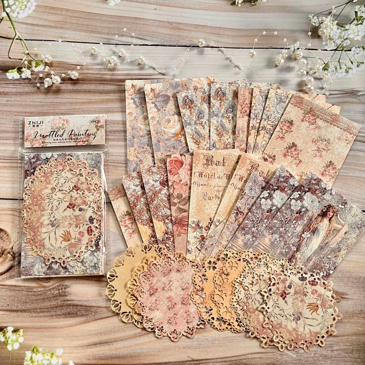 30pcs Know More Memory Series Material Paper pack