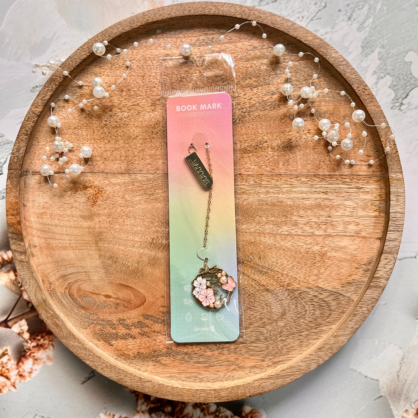 Starfish Metal Bookmark Cartoon Style Multi-Functional Book Clip Pendant