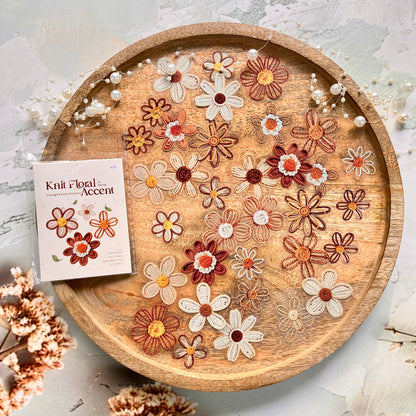 40 Pcs Crocheted Flowers Series Vintage Embroidered Flowers Stickers