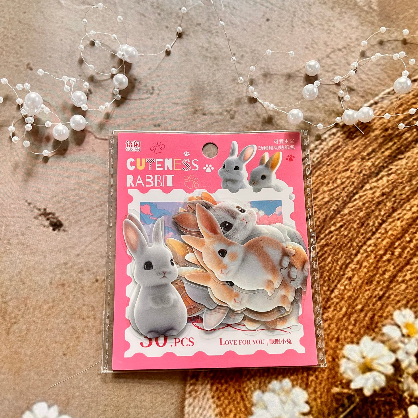 30pcs Cuteness Series Animal Theme Decorative Stickers
