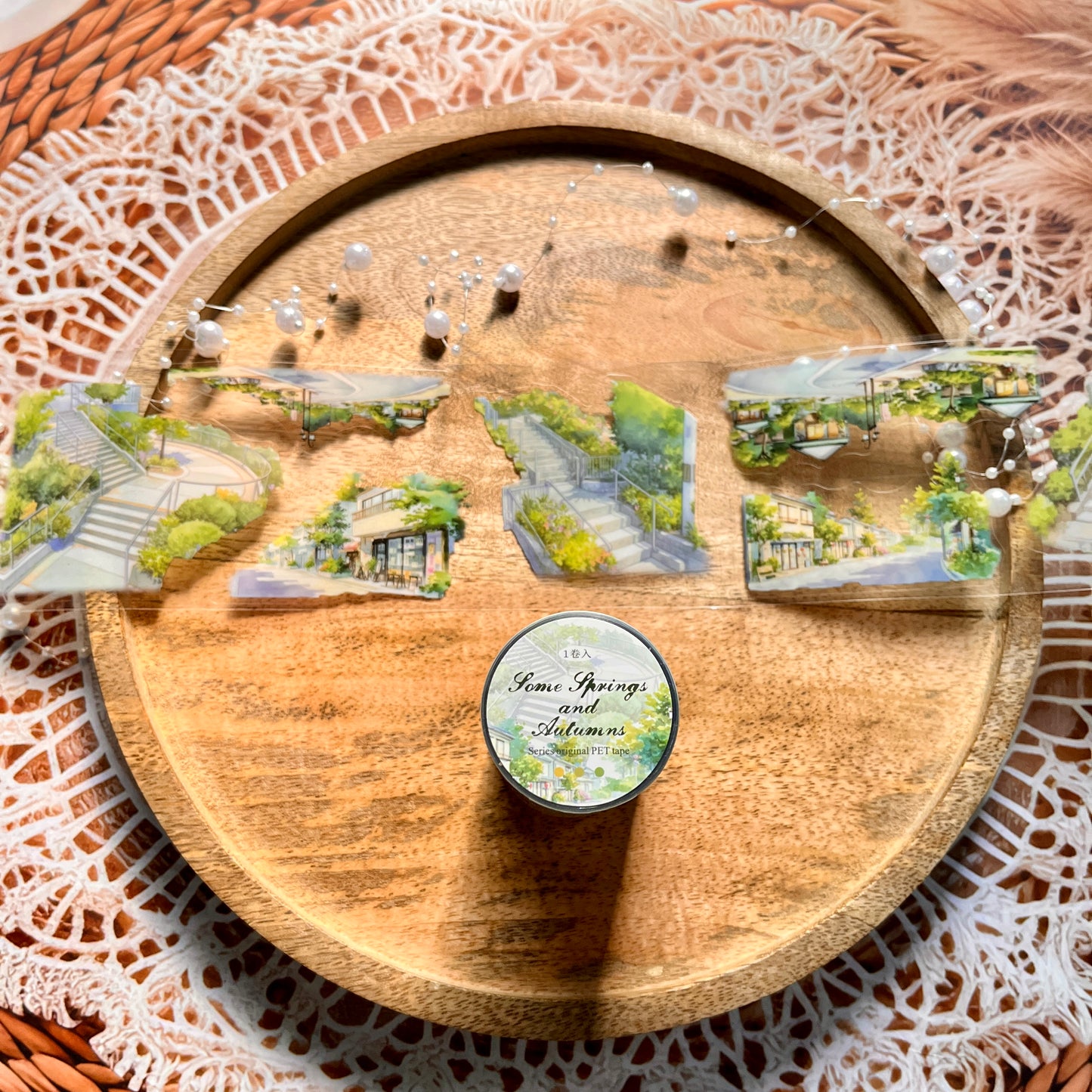 1 Roll Spring and Autumn Series Decorative Tape