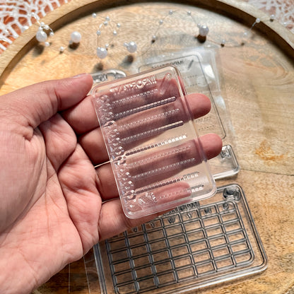 1 Pc Daily Entry Calendar Series Transparent Stamps DIY Planner Stamps