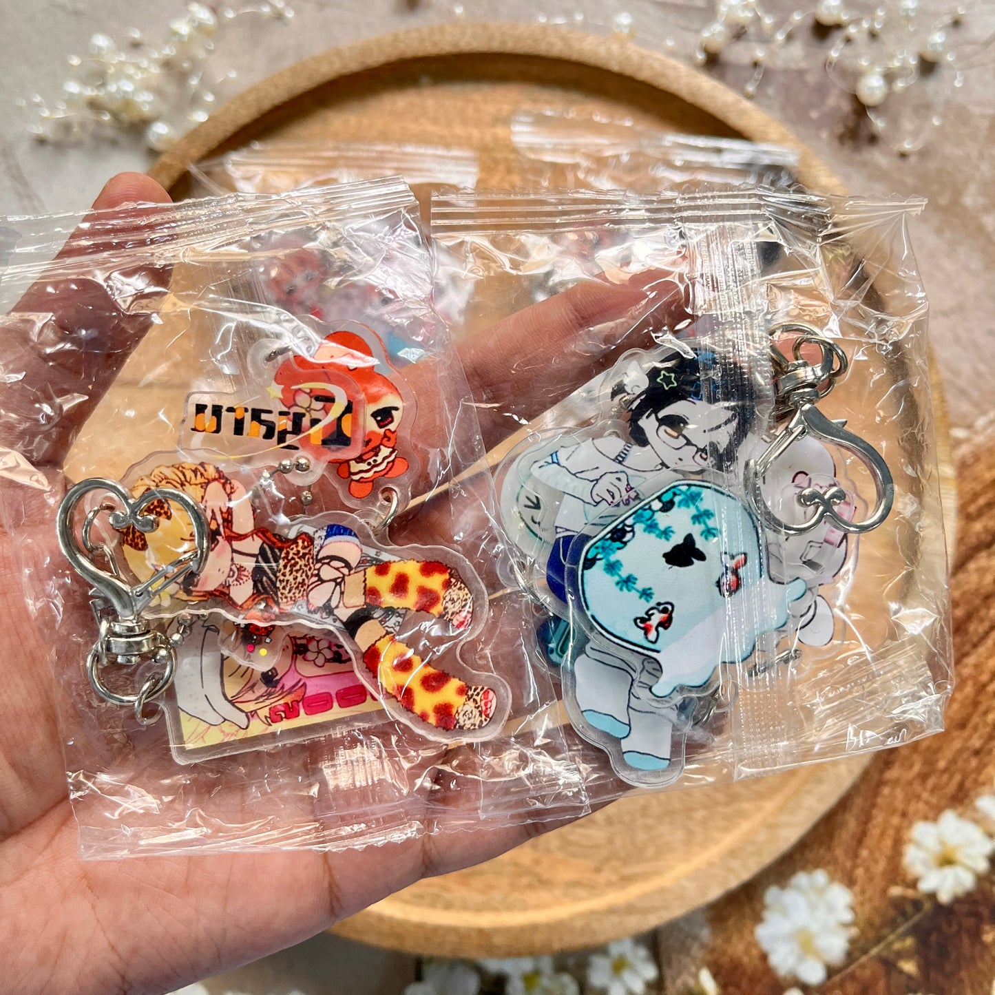 1 Pc Cute Girl Charm Keychain Accessories