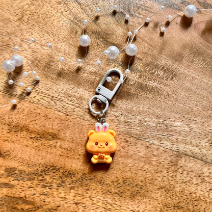 1 Pc Plump Bear Costume Chubby Bear Keychain Charm