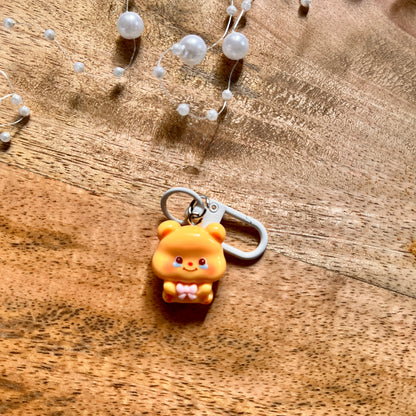 1 Pc Plump Bear Costume Chubby Bear Keychain Charm