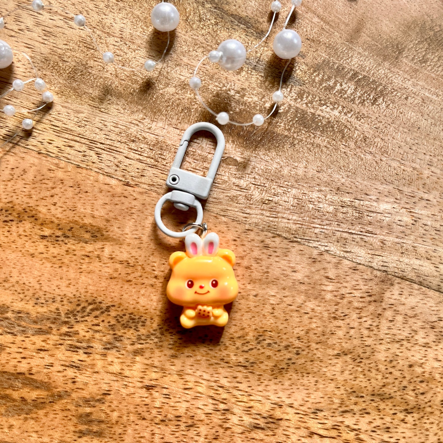 1 Pc Plump Bear Costume Chubby Bear Keychain Charm