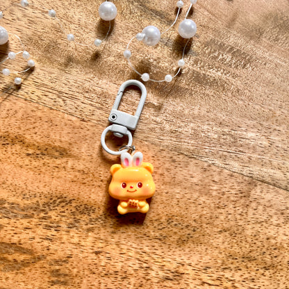 1 Pc Plump Bear Costume Chubby Bear Keychain Charm