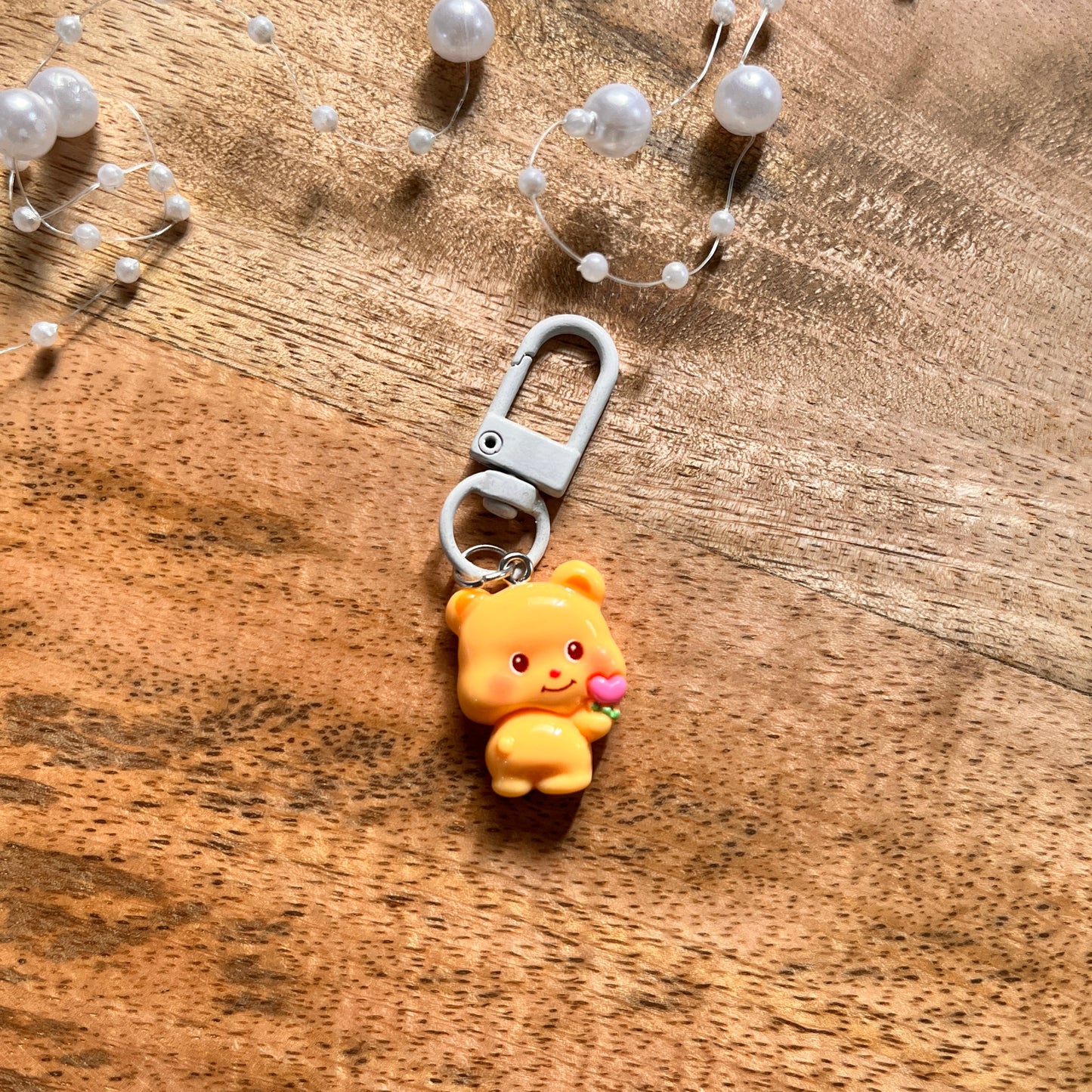 1 Pc Plump Bear Costume Chubby Bear Keychain Charm